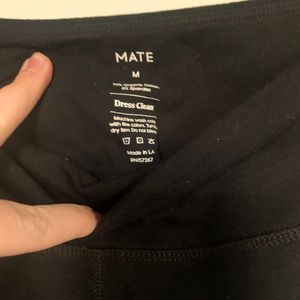 MATE the Label Organic Stretch Legging -Jet Black